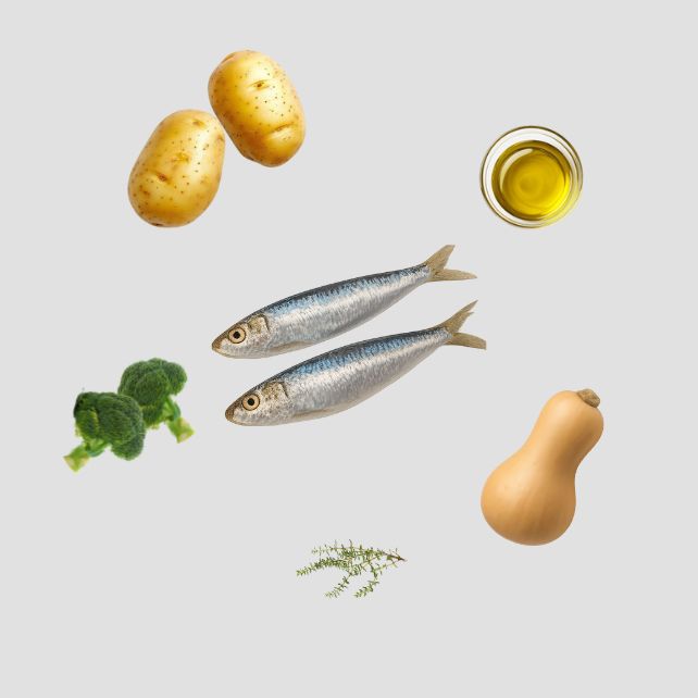 Sardinas bien frescas (500 gramos)